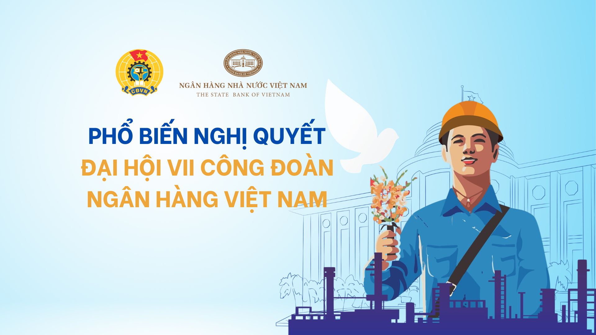 ảnh khóa học: Phổ biến Nghị quyết Đại hội VII Công đoàn Ngân hàng Việt Nam